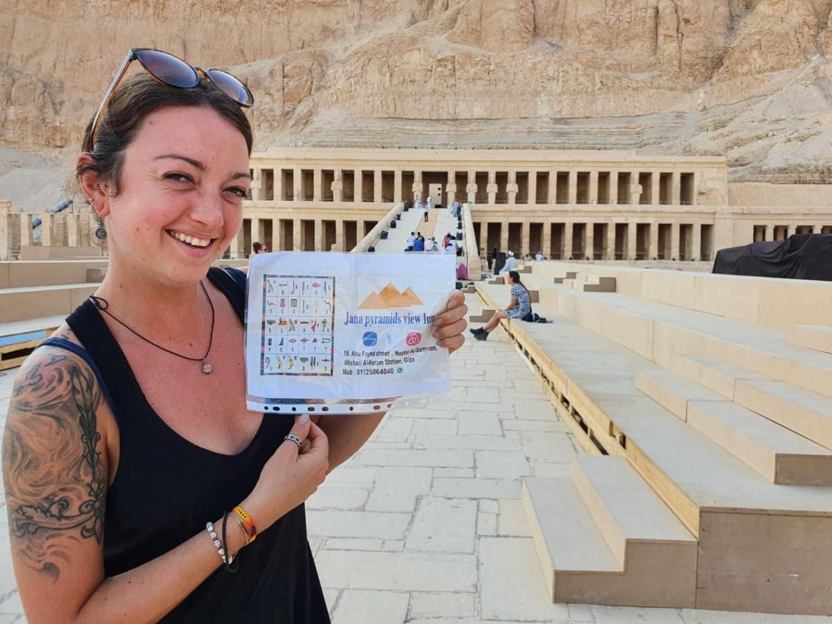 Jana Pyramids View In 3 Bed and Breakfast Kafret el-Gabal Buitenkant foto
