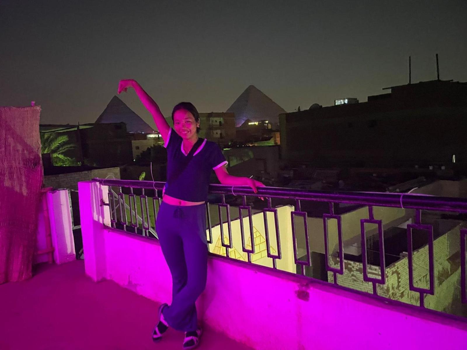 Jana Pyramids View In 3 Bed and Breakfast Kafret el-Gabal Buitenkant foto