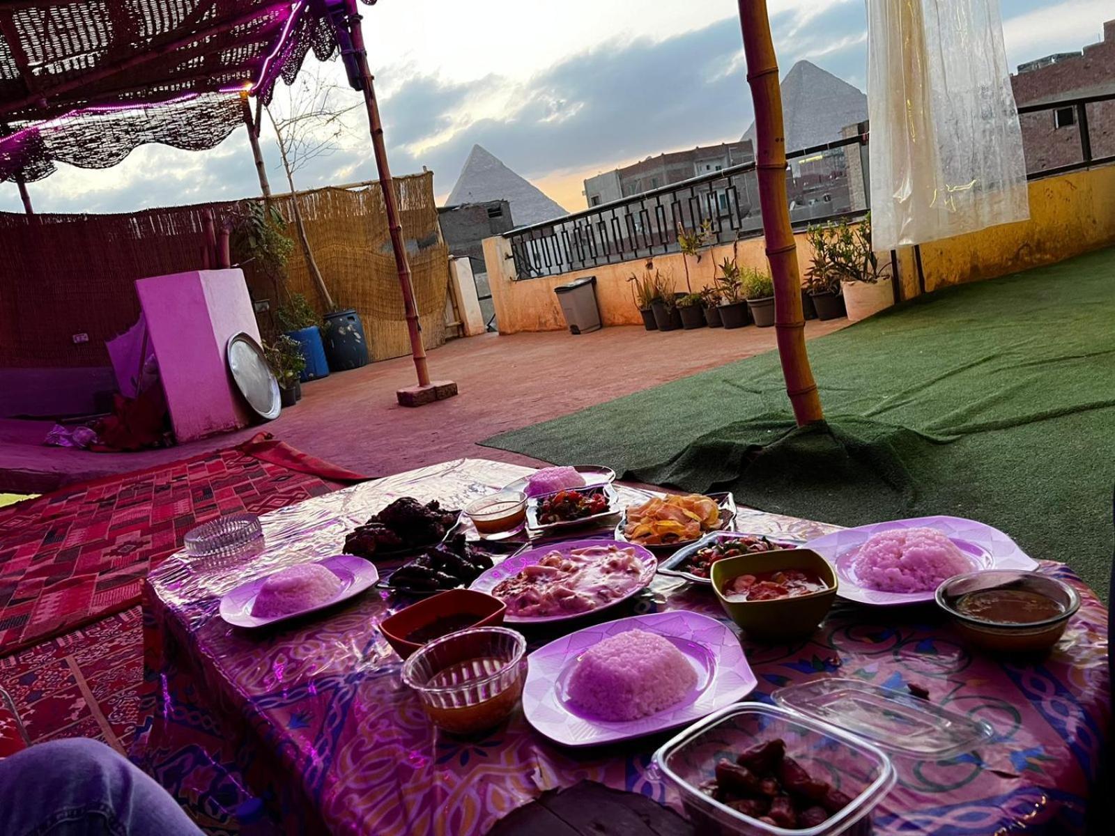 Jana Pyramids View In 3 Bed and Breakfast Kafret el-Gabal Buitenkant foto