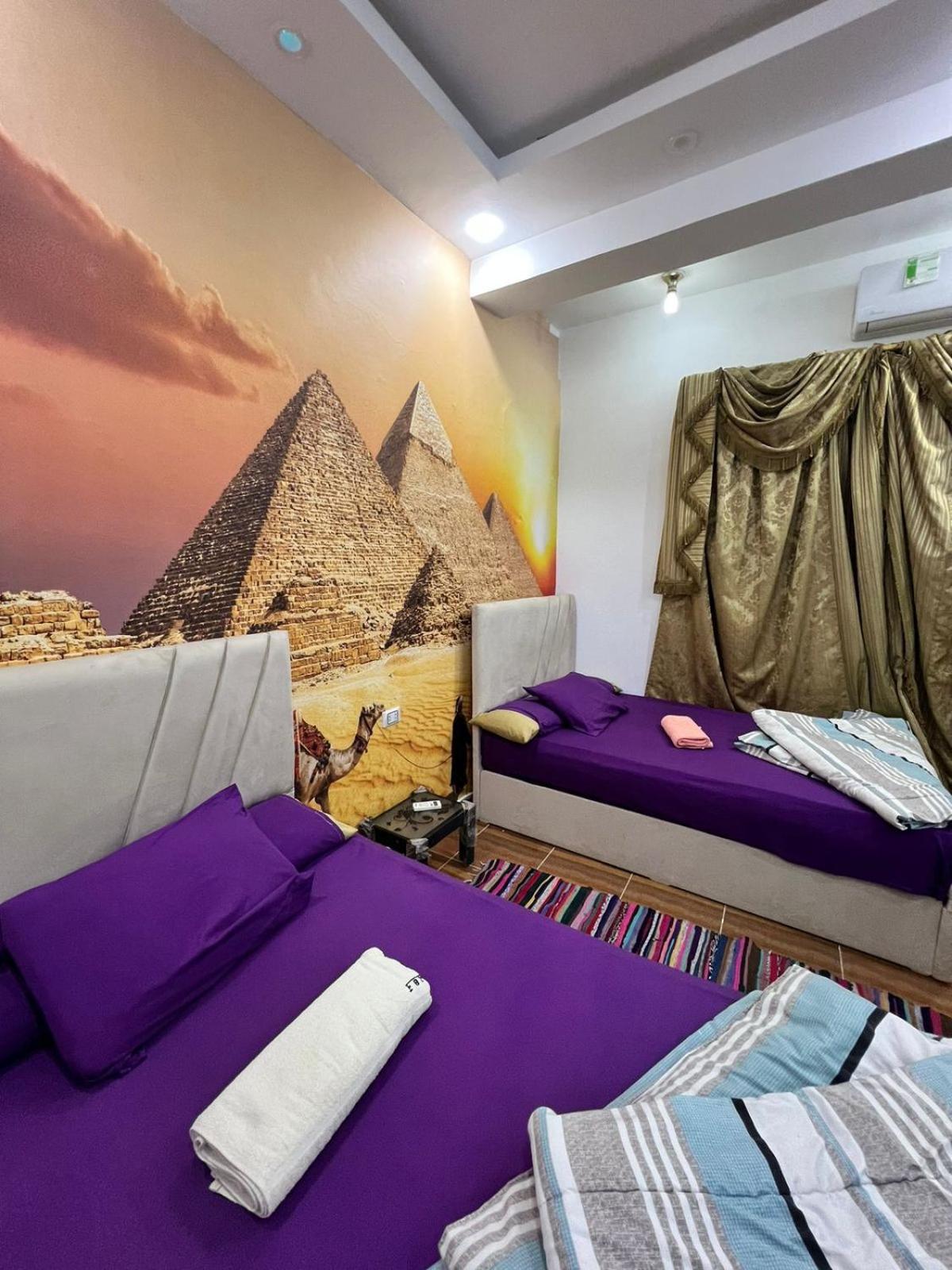 Jana Pyramids View In 3 Bed and Breakfast Kafret el-Gabal Buitenkant foto