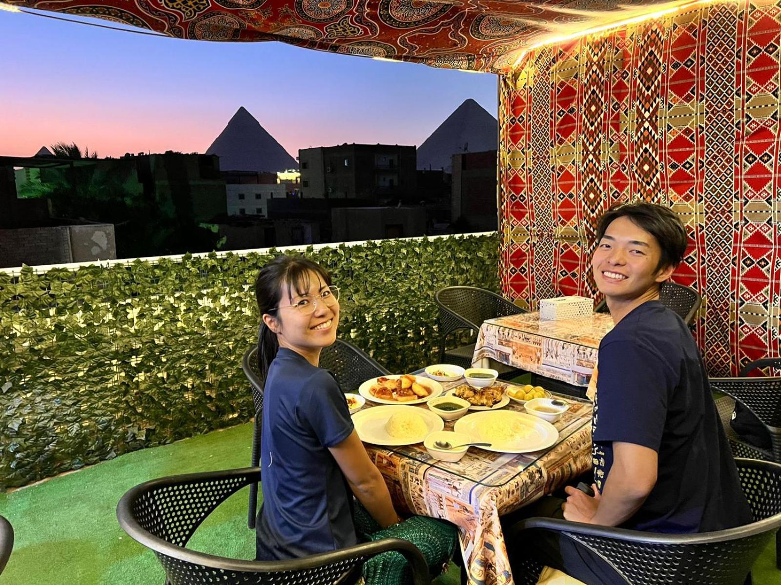 Jana Pyramids View In 3 Bed and Breakfast Kafret el-Gabal Buitenkant foto